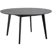 Actona Roxby Eettafel Matt Black - Ø140 x 76 cm
