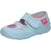 Beck Huisschoenen 'Einhorn' lichtblauw / grijs / pink