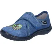 Beck Huisschoenen 'Traktor' hemelsblauw / grijs / kiwi / zwart