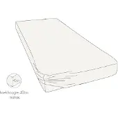 Kayori Hoeslaken Shizu Offwhite (Jersey)-Lits-Jumeaux XL (180/200 x 200/210/220 cm)