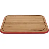 Pebbly Snijplank - XL - Bamboe - Rood