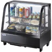 Saro Opzetkoelvitrine 100 Liter - Zwart (Lager dan 90 cm)