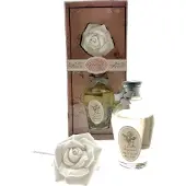 Clayre & Eef Iris Geurolie Romantic - Met geursteun Roos - 80ml