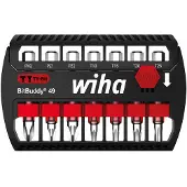 Wiha Bitset BitBuddy TY-bit 49 mm Phillips, Pozidriv, TORX 8-delig 1/4" E6,3 - 42117 - 42117