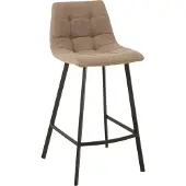 J-Line Barstool stephane textile/metal beige