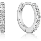 Ania Haie Sparkle Mini oorringen van zilver met zirkonia