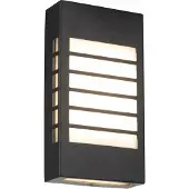 LumenXL Buitenwandlamp IP44 Pearlie - zwart