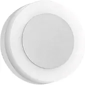 Brumberg 10030 LED buitenwandlamp, rond, wit, wit / opaal, Hal, Aluminium