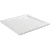 Mueller Luxe douchebak vierkant acryl 90x90x4cm wit