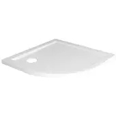 Mueller Luxe douchebak kwartrond acryl 90x90x4cm wit