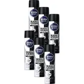 Nivea Deodorant Deospray Invisible Black And White Original Voordeelverpakking 6x100ml