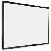 Ivol Whiteboard met zwart frame - Magnetisch - 45x60 cm