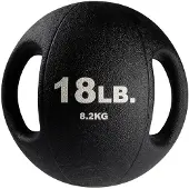 Body Solid Medicine Ball - Dual Grip - 8200 gram - Zwart