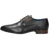 Berkelmans Sameiro Veterschoenen | Maat 40 Heren Zwart