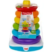 Fisher Price Jouet d'éveil Pyramide Arc-en-Ciel Géante