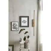 Nordal A/S LUNA wandlamp, L - messing