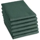 DDDDD - 6x Theedoek - Logo - 60x65 cm - Groen - Set van 6 stuks