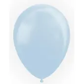 Wefiesta Pearl Light Blue ballonnen | 25 stuks
