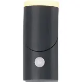 LumenXL Verstelbare wandlamp buiten Demy met sensor - zwart