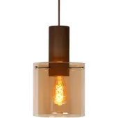 Lucide TOLEDO - Hanglamp - Ø 20 cm - 1xE27 - Amber