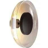 Marset Wandlampe , Aura Plus, dimbare, Grijs, Woonkamer, Glas, Designer