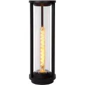 Lucide CADIX - Sokkellamp - Ø 16 cm - 1xE27 - IP65 - Zwart