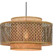 Good&Mojo Hanglamp Bhutan, dimbaar, hout licht, Woon-/ Eetkamer, Bamboe, Design, hanglamp