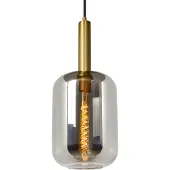Lucide JOANET - Hanglamp - Ø 22 cm - 1xE27 - Fumé