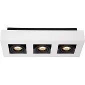 Lucide Plafondspot Xirax Wit Dimbaar 3x5w