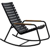 Houe Schommelstoel Reclips Rocking Chair Bamboo Black