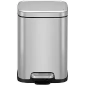 EKO - Stella pedaalemmer 6 liter - Stainless steel - mat RVS - Prullenbak