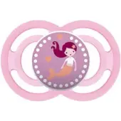 Mam Baby Dummy Perfect 6+ Silicone Pink