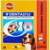 Pedigree Dentastix Gebitsverzorgende Hondensnacks Medium - 56 stuks