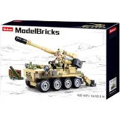 Sluban Politie Montage bouwspeelgoed kinderen vanaf 6 jaar – Constructiespeelgoed modelbouw – bouwdoos met 180 bouwstenen – M38-B0751