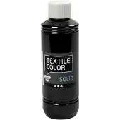 Creativ Company Textile Color Solid Zwart 250 ml