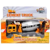 Kids Globe Pull Back Cementwagen met Licht & Geluid