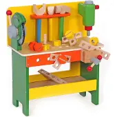 Playwood Houten Werkbank met cirkelzaag, Joueco