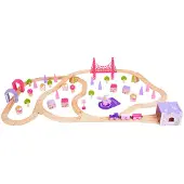 Big Jigs houten stad treinset
