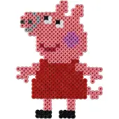 Pipsa Possu Midi Perlenset - 4000 st. - Peppa Wutz - - One Size - Perlen