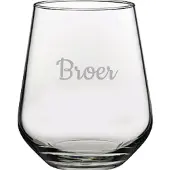 Pasabahce Gegraveerde Drinkglas 42,5cl Broer