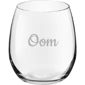 Royal Leerdam Gegraveerde Drinkglas 39cl Oom