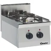 Bartscher Gasfornuis Bartscher, 2 pits, 40(b)x29(h)x60(d)cm, 9,5kW