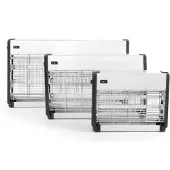 Hendi Elektrische insectenverdelger – 150 m² dekking – 230V/45W – UV-A lampen – Aluminium/ABS