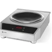Hendi Digitale Instelbare Ronde Inductiewok | 3500Watt