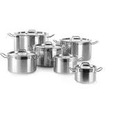 Hendi Profi Line middelgrote pan met deksel 2 l diameter 160 x 110 h - 831007