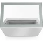 Hendi Opzet vriesvitrine 77L, RVS, 66,6(b)x80,5(d)x30,5(h)cm, 4x GN 1/3, 233689