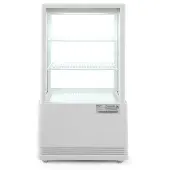 Hendi Gekoelde display kast wit | 58 liter