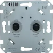 Tradim LED Dimmer DUO inbouw - 1-100W - Fase afsnijding