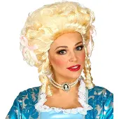 Finidi Pruik Koloniale vrouw blond