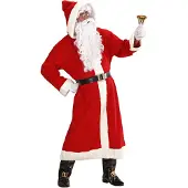Widmann Zeer luxe kerstmannen kostuum-S/L